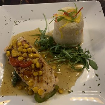 La Esquina - Maple glazed salmon w/rice - Bakeries Near Me - Isla Mujeres, ROO La Esquina - Maple glazed salmon w/rice - Bakeries Near Me - Isla Mujeres, ROO