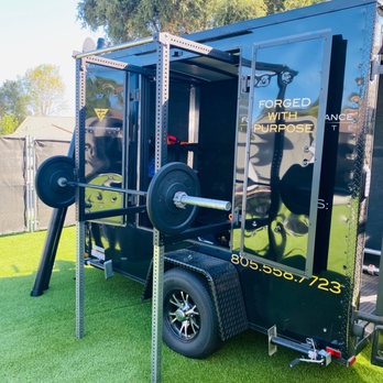 Forged Performance Institute - Pop up equipment trailer to take anywhere for private full body workout sessions. Amazing - Trainers Near Me - Thousand Oaks, California Forged Performance Institute - Pop up equipment trailer to take anywhere for private full body workout sessions. Amazing - Trainers Near Me - Thousand Oaks, California