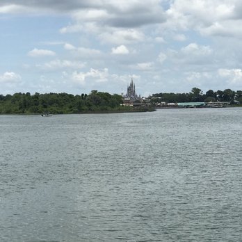 Ferry Boat - Magic Kingdom - View on the way to Magic Kingdom - Amusement Parks Near Me - Orlando, Florida