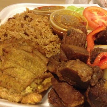 Au-Bon-Gout Restaurant - Griot complet - Haitian Near Me - Pompano Beach, Florida