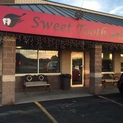 Sweet Tooth & Grill - Look for this - at the end of the strip mall