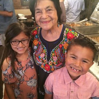 Agave Grill & Tequila - The kids with the legendary Dolores Huerta! - Mexican Near Me - Bakersfield, California