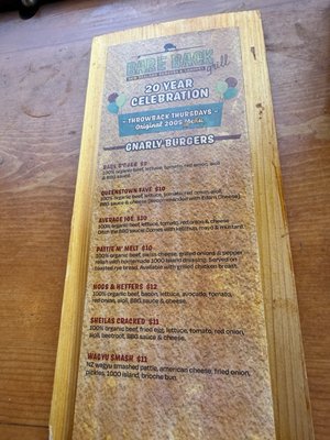Menu photo 2 Bare Back Grill San Diego, CA