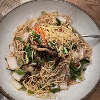 Chestnut - Grilled mushroom ramen (I messed it up before remembering to take a picture) - New American Near Me - Asheville, North Carolina Chestnut - Grilled mushroom ramen (I messed it up before remembering to take a picture) - New American Near Me - Asheville, North Carolina
