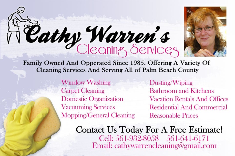 CATHY WARREN’S CLEANING Updated September 2024 220 Woodland Rd, Palm Springs, Florida Home