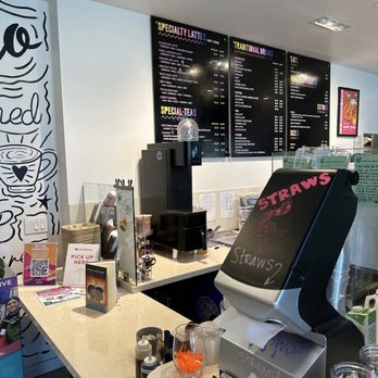 Nirvana Soul Coffee - Counter by order waiting area - Coffee & Tea Near Me - Cupertino, California Nirvana Soul Coffee - Counter by order waiting area - Coffee & Tea Near Me - Cupertino, California