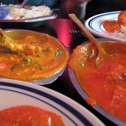 Natraj Cuisine of India and Nepal - Chicken Tikka and Vegetable Malai. Please no drooling here.