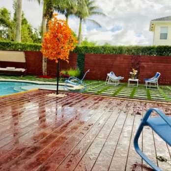 Tony Handyman - a pool and deck in the backyard - Flooring Near Me Tony Handyman - a pool and deck in the backyard - Flooring Near Me