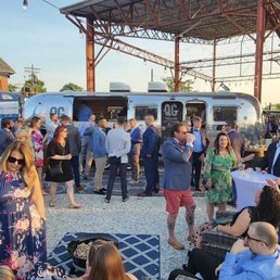 key brewing pouring out of #Marlandmobilebars Airstream mobile bar