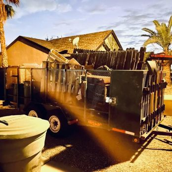 Junk Mania - Junk Mania, Full load from an evening job for junk removal in Phoenix, Az - Junk Removal & Hauling Near Me - Glendale, Arizona Junk Mania - Junk Mania, Full load from an evening job for junk removal in Phoenix, Az - Junk Removal & Hauling Near Me - Glendale, Arizona