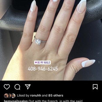 Be My Nails - example of what I wanted but different color - Nail Salons Near Me - Milpitas, California