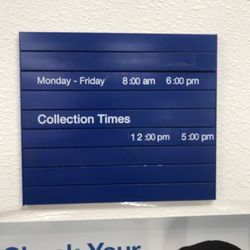 US Post Office - Hours of service
