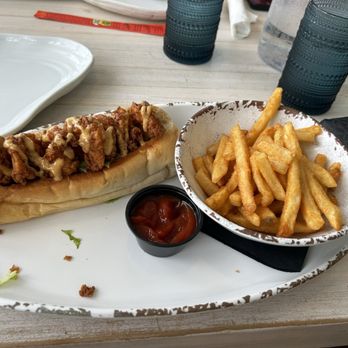 Wicked Tuna - Shrimp Po'Boy - New American Near Me - Myrtle Beach, South Carolina