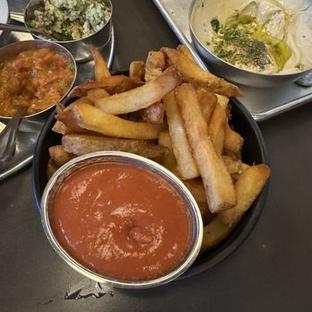 Laser Wolf - Fries with tehina ketchup - Middle Eastern Near Me - Philadelphia, Pennsylvania