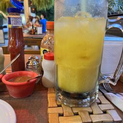 Travieso's - Passion fruit agua fresca.