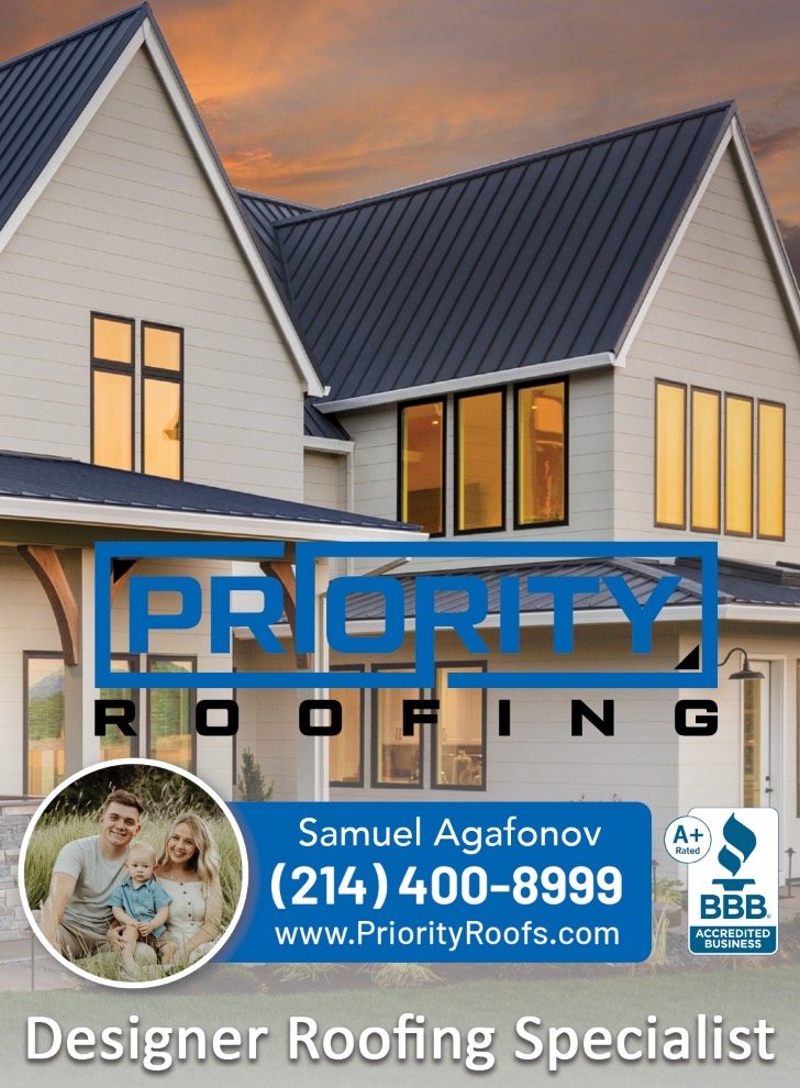 Slide of Priority Roofing