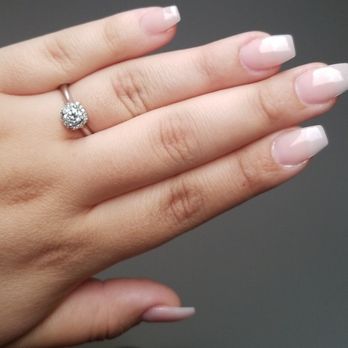 Nails Paradise - I'm very happy with my nails, I asked for a set with powder dip. & the most natural color and they turned out so cute. - Nail Salons Near Me - Glendale, California
