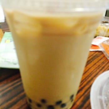 Kathy's Dumplings - passion fruit bubble tea with tapioca - Chinese Near Me - Brooklyn, New York