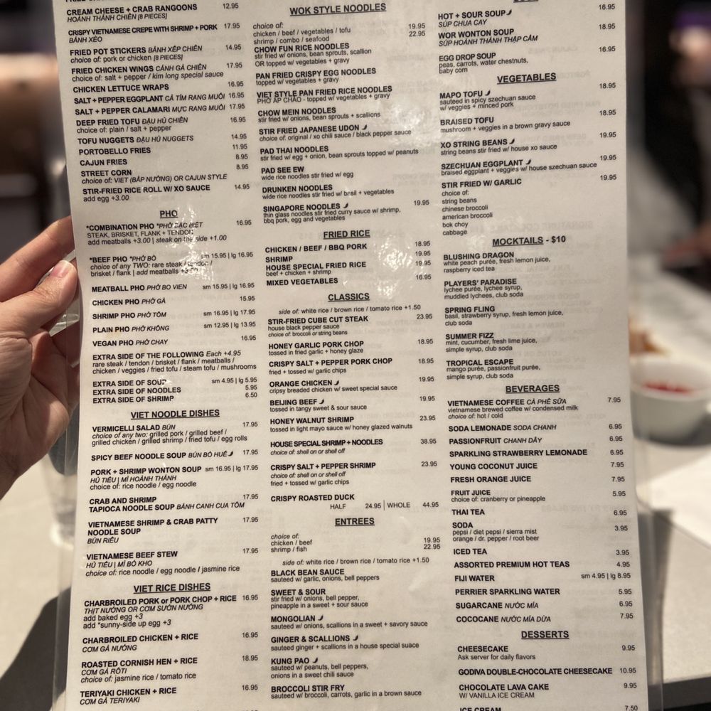Pho Kim Long - Menu - Vietnamese Near Me - Las Vegas, Nevada