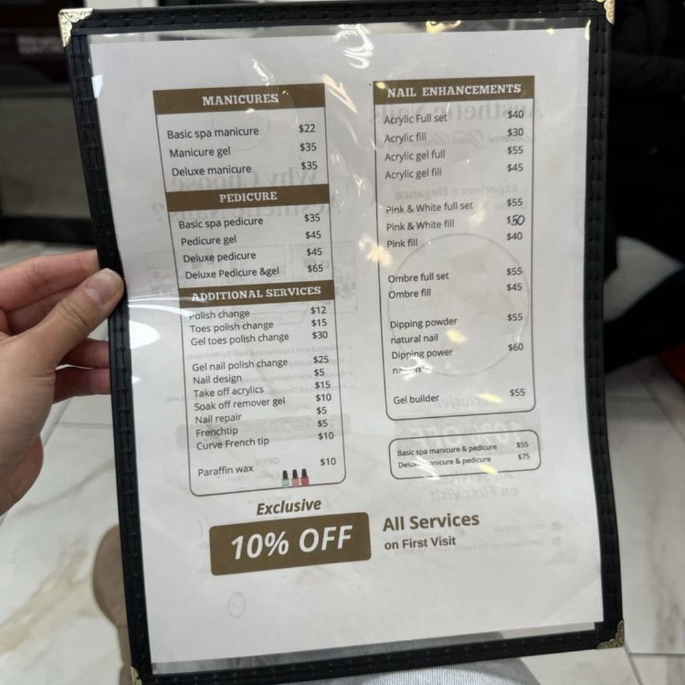 Aesthetic Nails - Menu as of 2/6/24 - Nail Salons Near Me - Castro Valley, California Aesthetic Nails - Menu as of 2/6/24 - Nail Salons Near Me - Castro Valley, California
