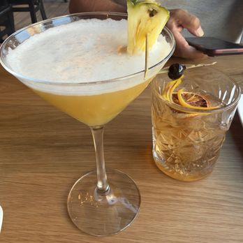Botanero Restaurant - Pineapple martini and old fashion - Tapas/Small Plates Near Me - Rockville, Maryland