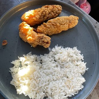 1909 - Kids meal chicken tenders and rice  @dangit.all - Bars Near Me - Temecula, California