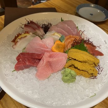 Tsukiji Japanese Restaurant - Assorted sashimi added O-toro, chu toro, red tuna, uni sashimi - Japanese Near Me - Richmond, British Columbia Tsukiji Japanese Restaurant - Assorted sashimi added O-toro, chu toro, red tuna, uni sashimi - Japanese Near Me - Richmond, British Columbia