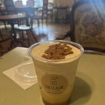 The Classic Cafe - Salted Toffee Latte - Coffee & Tea Near Me - Fullerton, California