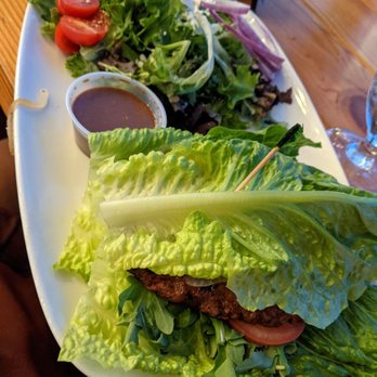 Art Marble 21 - AM21 beyond burger in lettuce wrap - Cocktail Bars Near Me - Seattle, Washington