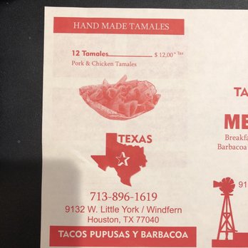 Texas Tacos Express - a taco menu - Mexican Near Me - Houston, Texas