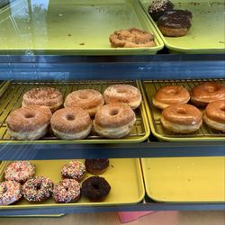 Jax Donut House - Old fashioned buttermilk, chocolate cake, sugar, glazed, and sprinkle donut
