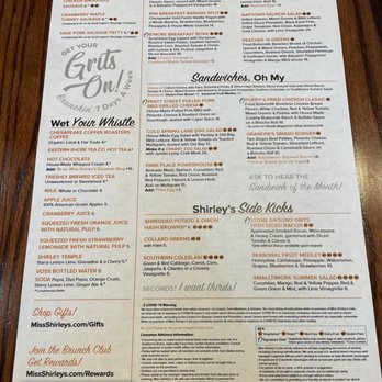 Miss Shirley's Cafe, Inner Harbor - Menu - Breakfast & Brunch Near Me - Baltimore, Maryland Miss Shirley's Cafe, Inner Harbor - Menu - Breakfast & Brunch Near Me - Baltimore, Maryland