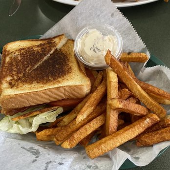Carla's Cafe - BLT on Texas toast with homemade fries. - Cafes Near Me - Bismarck, Missouri Carla's Cafe - BLT on Texas toast with homemade fries. - Cafes Near Me - Bismarck, Missouri