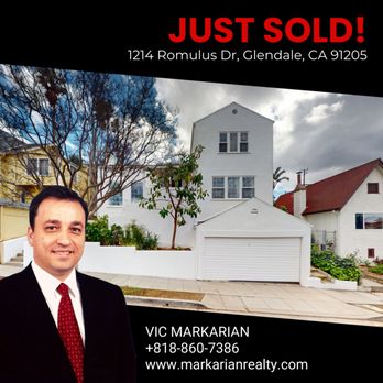 Vic Vartan Markarian Realty - JUST SOLD! Congratulations to all parties involved!
#LosAngelesRealEstate #LAHomes #GlendaleRealEstate #BuyDreamHouseLA #LAMarket - Real Estate Agents Near Me - Glendale, California Vic Vartan Markarian Realty - JUST SOLD! Congratulations to all parties involved!
#LosAngelesRealEstate #LAHomes #GlendaleRealEstate #BuyDreamHouseLA #LAMarket - Real Estate Agents Near Me - Glendale, California