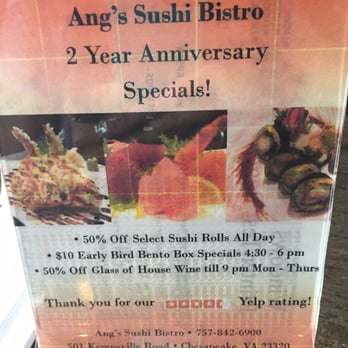 Ang's Sushi Bistro - Japanese Near Me - Chesapeake, Virginia Ang's Sushi Bistro - Japanese Near Me - Chesapeake, Virginia