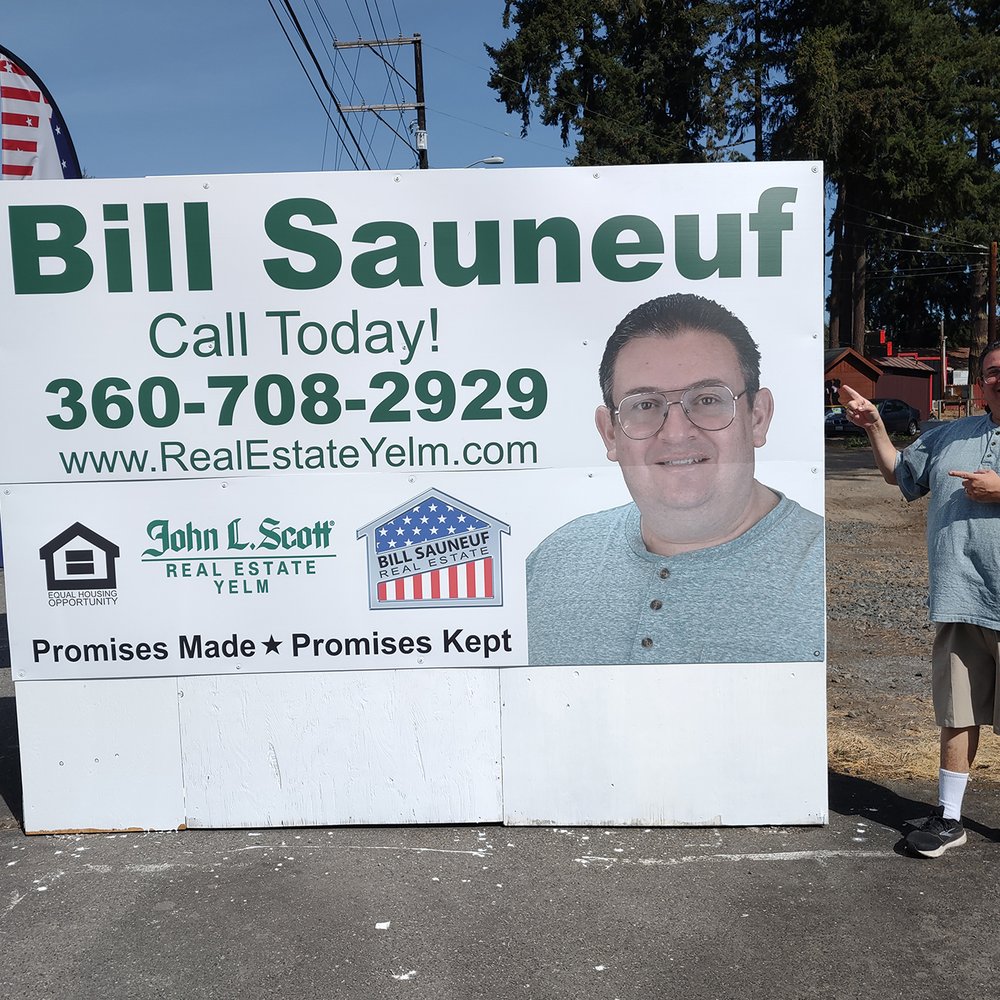 Design N Signs - He, its me!  Thanks Jon and Monique!  The sign is perfect! - Vehicle Wraps Near Me - Rainier, Washington