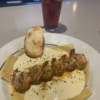 The Island Hideaway - Ravioli and blackened shrimp - Seafood Near Me - Solomons, Maryland