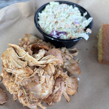 Mission BBQ - Smoked pulled chicken and slaw - Barbeque Near Me - Fort Myers, Florida Mission BBQ - Smoked pulled chicken and slaw - Barbeque Near Me - Fort Myers, Florida