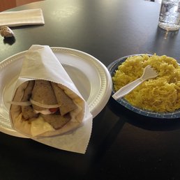 two plates of food on a table two plates of food on a table
