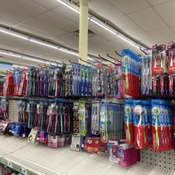 Dollar Tree - Toothbrushes, why pay $5 at Walgreen's for the same thing?