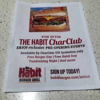 Habit Burger & Grill - Charclub - Burgers Near Me - Selma, California