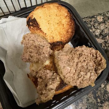 Good AF - My sons uncooked kids burger. - Burgers Near Me - Sherman Oaks, California Good AF - My sons uncooked kids burger. - Burgers Near Me - Sherman Oaks, California