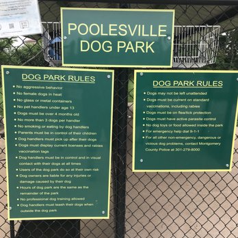 Poolesville Dog Park - Park rules - Dog Parks Near Me - Poolesville, Maryland Poolesville Dog Park - Park rules - Dog Parks Near Me - Poolesville, Maryland