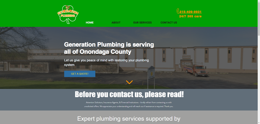 Slide of Generation Plumbing