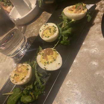 The Barterhouse Ybor - Deviled eggs without bacon! Pretty good! - New American Near Me - Tampa, Florida