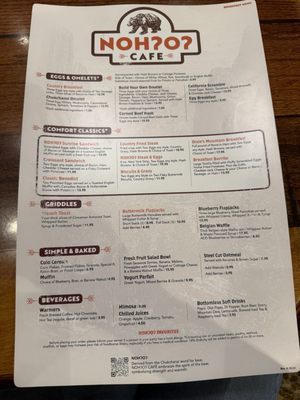 Menu photo 1 Noh'O Cafe Coarsegold, CA Menu photo 1 Noh'O Cafe Coarsegold, CA