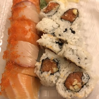 Hanabi Sushi - Mikey Roll (left) and spicy tuna (right) - Japanese Near Me - Mountain View, California