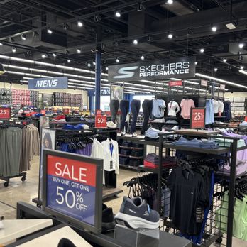 SKECHERS Warehouse Outlet - The store was having one of their "Buy One, Get One 50% Off" sales. - Shoe Stores Near Me - Glendale, Arizona SKECHERS Warehouse Outlet - The store was having one of their "Buy One, Get One 50% Off" sales. - Shoe Stores Near Me - Glendale, Arizona