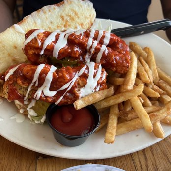 Grandpa's Grill - The special chicken fried sandwich - Barbeque Near Me - San Antonio, Texas Grandpa's Grill - The special chicken fried sandwich - Barbeque Near Me - San Antonio, Texas