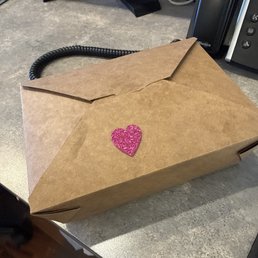 To go box for Nutty Mother Salad